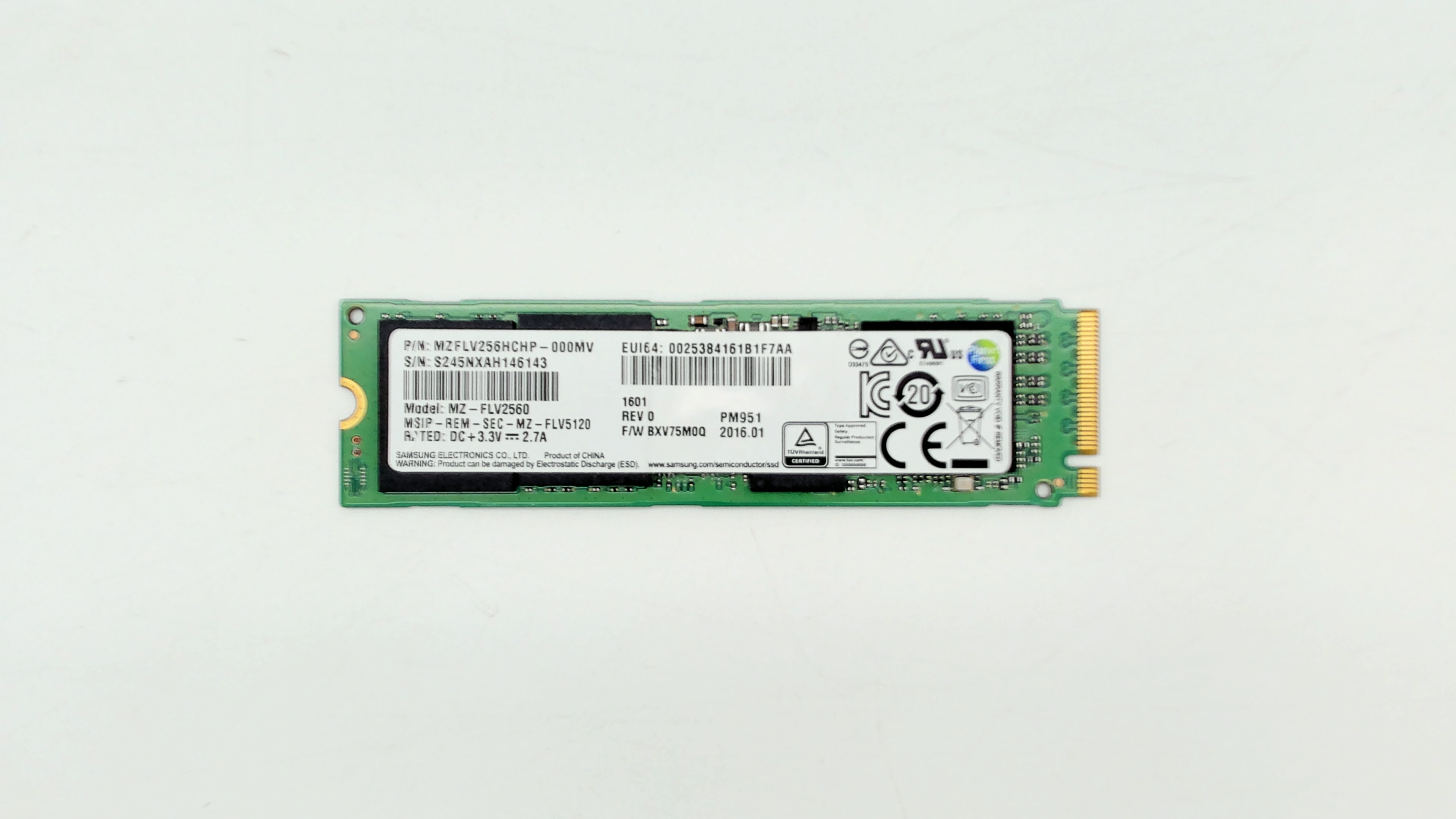 PCパーツ SAMSUNG - Samsung PM951 ssd nvme 1tb m.2 2280 Samsung 256?GB PM951 M.2-2280 NVMe SSD (PCIe x4) | eBay